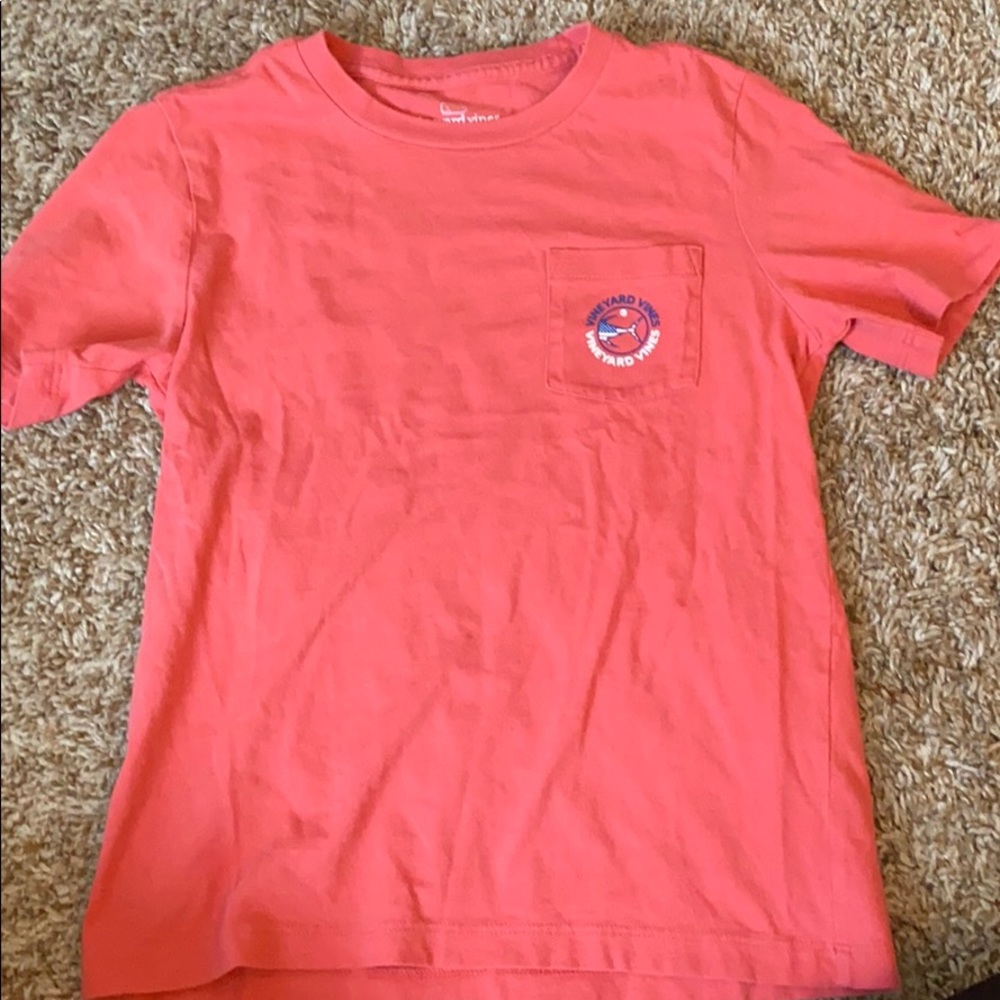 Boys vineyard vines shirt.
